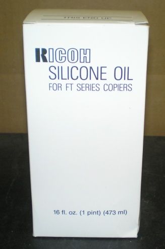 New Ricoh 16 fl. oz. Silicone Oil For FT Series Copiers  