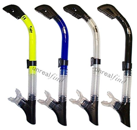 100% Dry Snorkel Scuba Dive Diving Snorkeling TITANIUM  