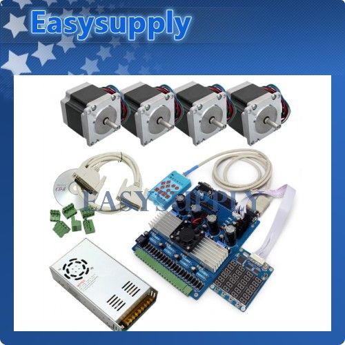 Axis TB6560 CNC + 24V PSU + Manual Controller + Mach3 + 1.26Nm Motor 