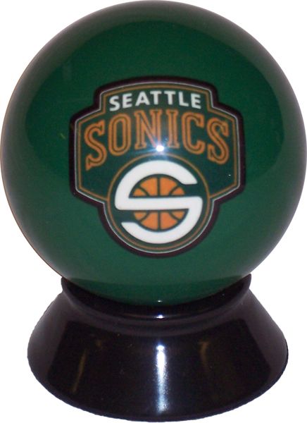 NBA Seattle SUPER SONICS Pool Billiard Cue/8 Ball NEW  