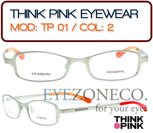 EyezoneCo] TITANIUM Think Pink Eyeglass Frames TP01 2  