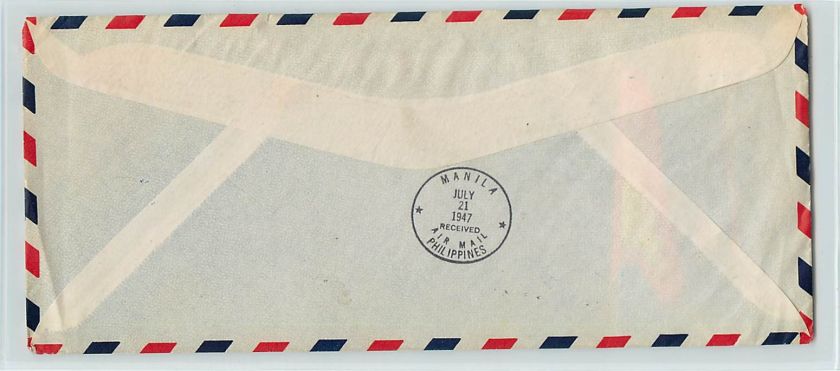 FAM F28 11   1947 First Flight Cover St. Paul Manila   Northwest 