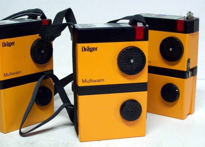 DRAGER GAS DETECTORS 3  MULTIWARN 1  MULTIPAC DRAEGER  