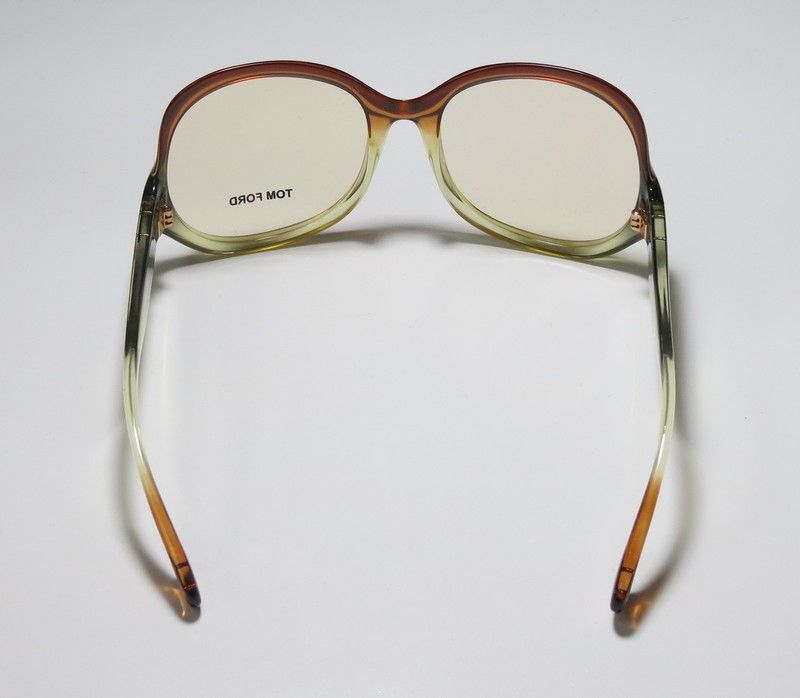   5095 57 18 130 TRANSPARENT ORANGE/GREEN EYEGLASS/GLASSES/FRAME  