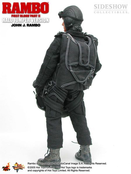 HOT TOYS RAMBO HALO JUMPER 16 FIGURE NEW  