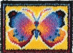 WONDERART LATCH HOOK KIT 15 X 20 BUTTERFLY FANTASY  