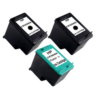 Black 1 Color Ink set For HP 94 95 Photosmart 8150  