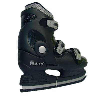 NEW FREESPORT BLACK ICE HOCKEY BOOTS FIGURE SKATES UK  