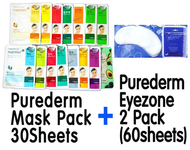 RUREDERM Facial mask pack SET Moisture essence Lot of30  