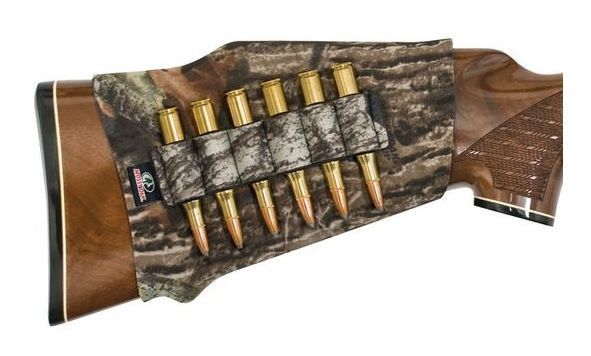   OAK BUTTSTOCK RIFLE SHELL HOLDER NEOPRENE/ Hunting/ shooting/ magazine