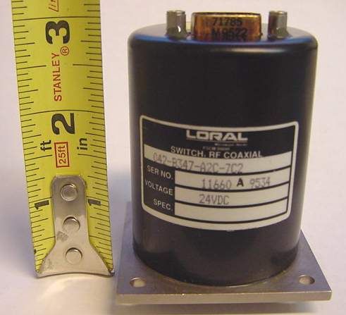 RF Microwave Coaxial Relay Switch High Power 0 3GHz  