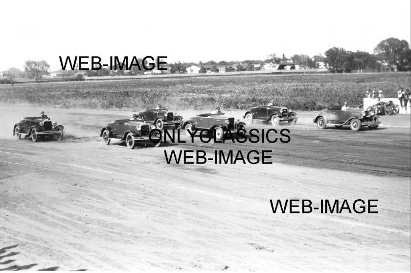 1930s EARLY STOCK CAR RACE PHOTO DENVER COLORADO NASCAR  