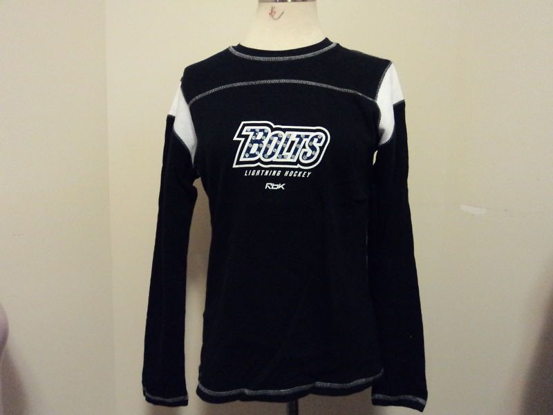 Reebok NHL Ladies Tampa Bay Lightning BOLTS Shirt NWT L  