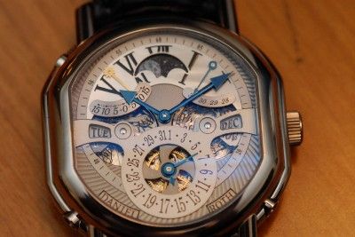 DANIEL ROTH WG PERPETUAL CALENDAR EQUATION OF TIME WATCH REF #121.Y.60 