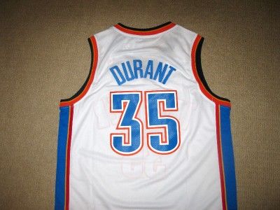 KEVIN DURANT OKLAHOMA CITY THUNDER REV 30 HOME JERSEY LARGE