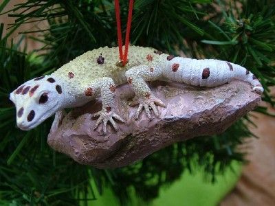 Leaopard Gecko Reptile Pet Lizard Christmas Ornament  