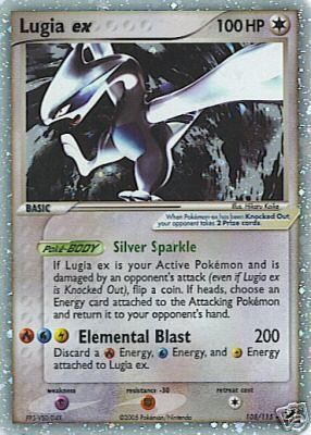 Pokemon Unseen Forces Single Lugia ex 105/115 Mint  