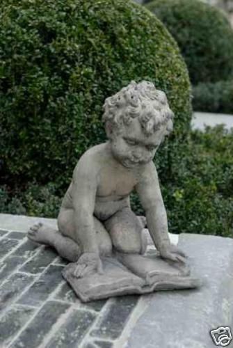 Statue of Boy Reading  