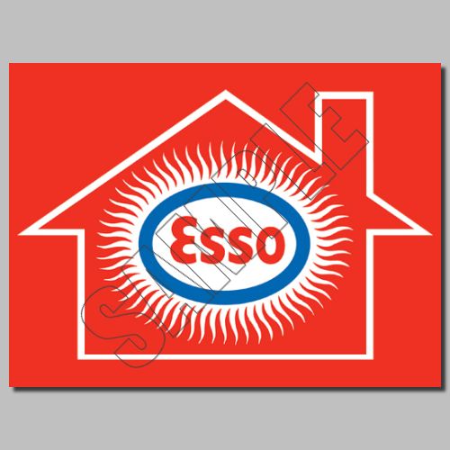 ESSO DECALS STICKERS LOGO AD GAS TIGER  