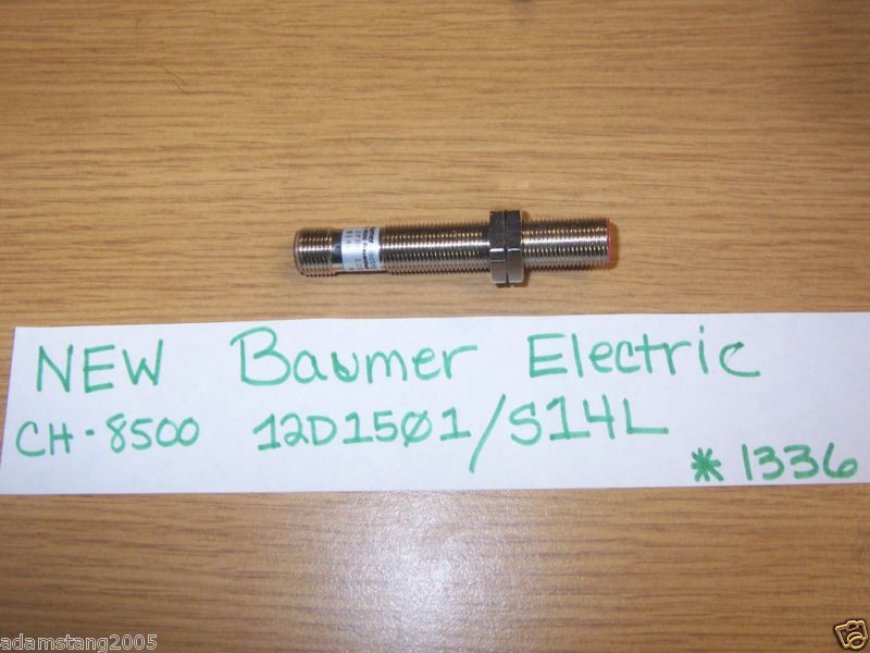 new baumer 12d1501/s14l ch 8500 proximity sensor switch  