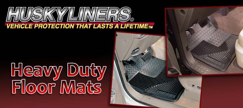 Husky Liner 76601 Black Rear Floor Molded Custom Mat  