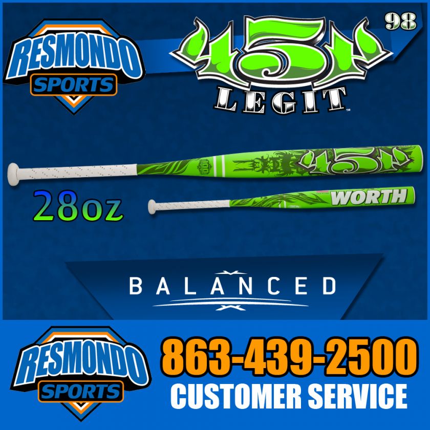   ASA 28oz. ASA Composite Slowpitch Softball Bat 043365270367  