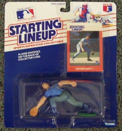 GEORGE BRETT ~ 1988 SLU STARTING LINEUP ROOKIE FIGURINE  