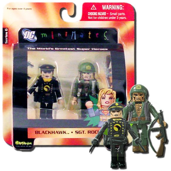 DC MINIMATES 6 SGT. ROCK & BLACKHAWK  