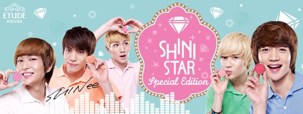 Etude House] EtudeHouse SHINI STAR Clear Pact #1 Peach SHINEE powder 