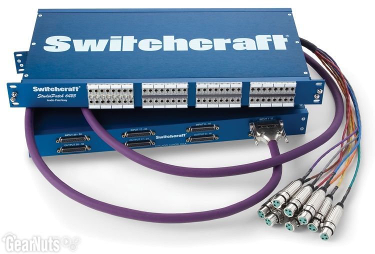 Switchcraft Studio Patch 6425 (64 Pt DB25 TT Patchbay)  