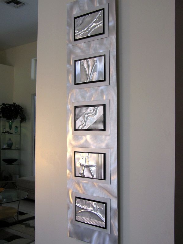 METAL MODERN ABSTRACT CONTEMPORARY HUGE WALL SCULPTURE  