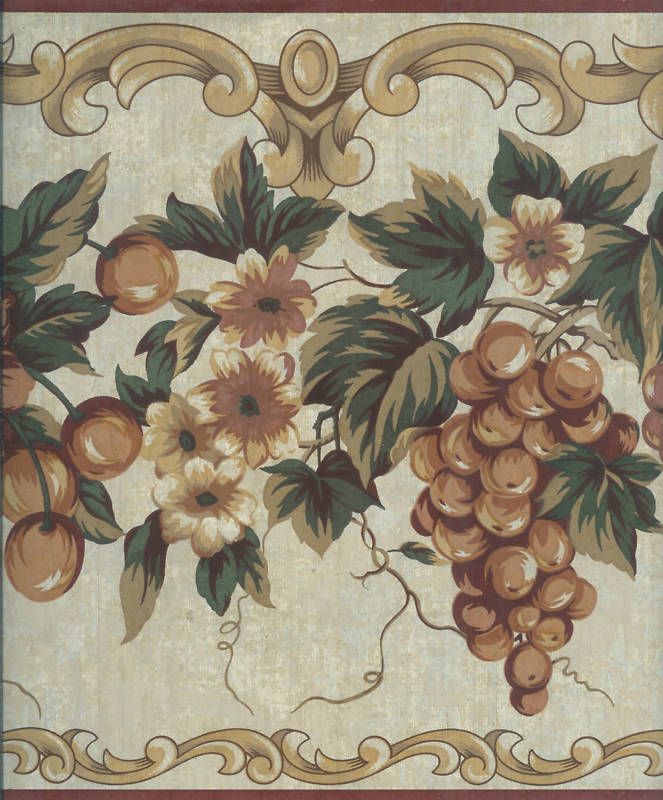 VICTORIAN WALLPAPER BORDER KATZENBACH & WARREN # VL6004  