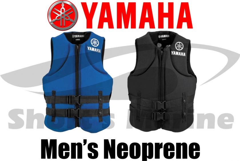 This listing is for a brand new Yamaha Value Neoprene Life Jacket Vest 