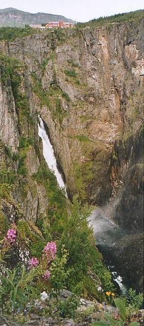 Voringsfossen is one of the highest waterfalls in Europe. It is more 