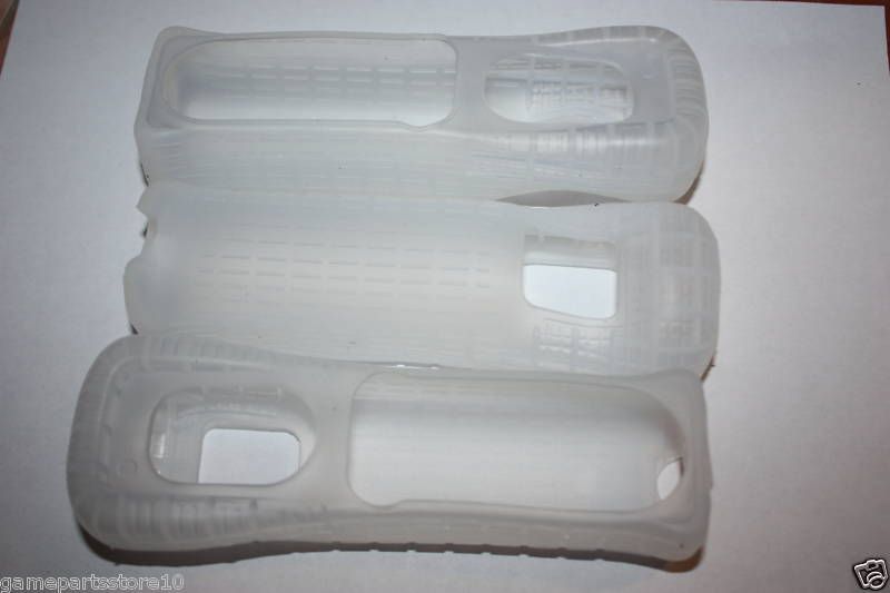 Three Used Genuine Wii Remote Jacket Original Wii Parts  